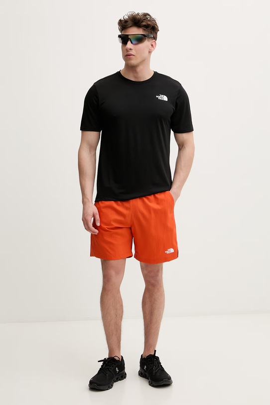 The North Face szorty męskie 24/7 NF0A3O1BG6L1 pomarańczowy SS26