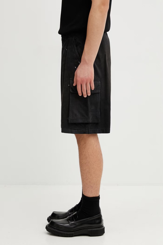 Our Legacy Mount szorty bawełniane męskie M2264MSJH czarny SS26