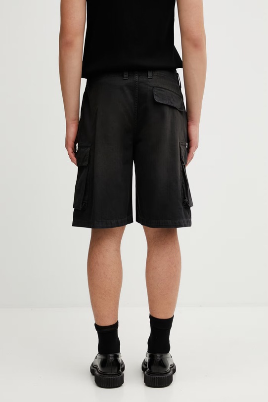 Odzież Our Legacy Mount szorty bawełniane męskie M2264MSJH czarny