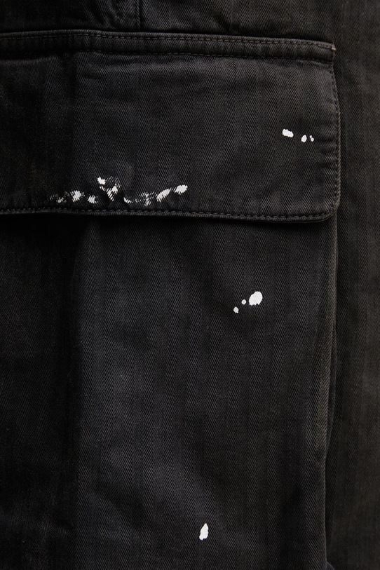 Our Legacy Mount szorty bawełniane męskie czarny M2264MSJH