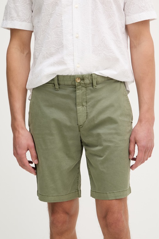 Gant szorty męskie bawełniane z elastanem zielony 205640