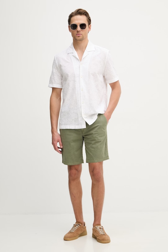 Gant szorty męskie bawełniane z elastanem 205640 zielony SS26