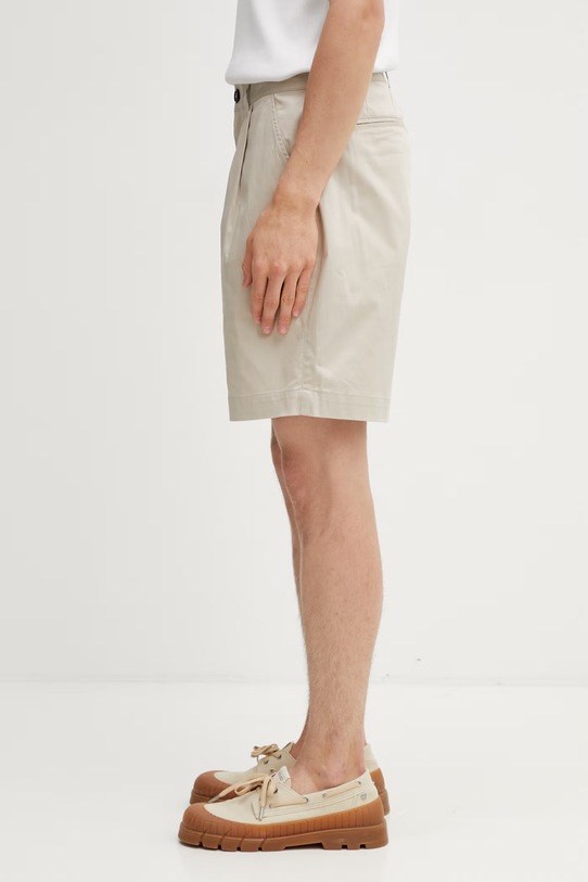 Barbour MST0078BE12 szorty bawełniane z elastanem męskie Mordey Chino MST0078BE12 beżowy SS26