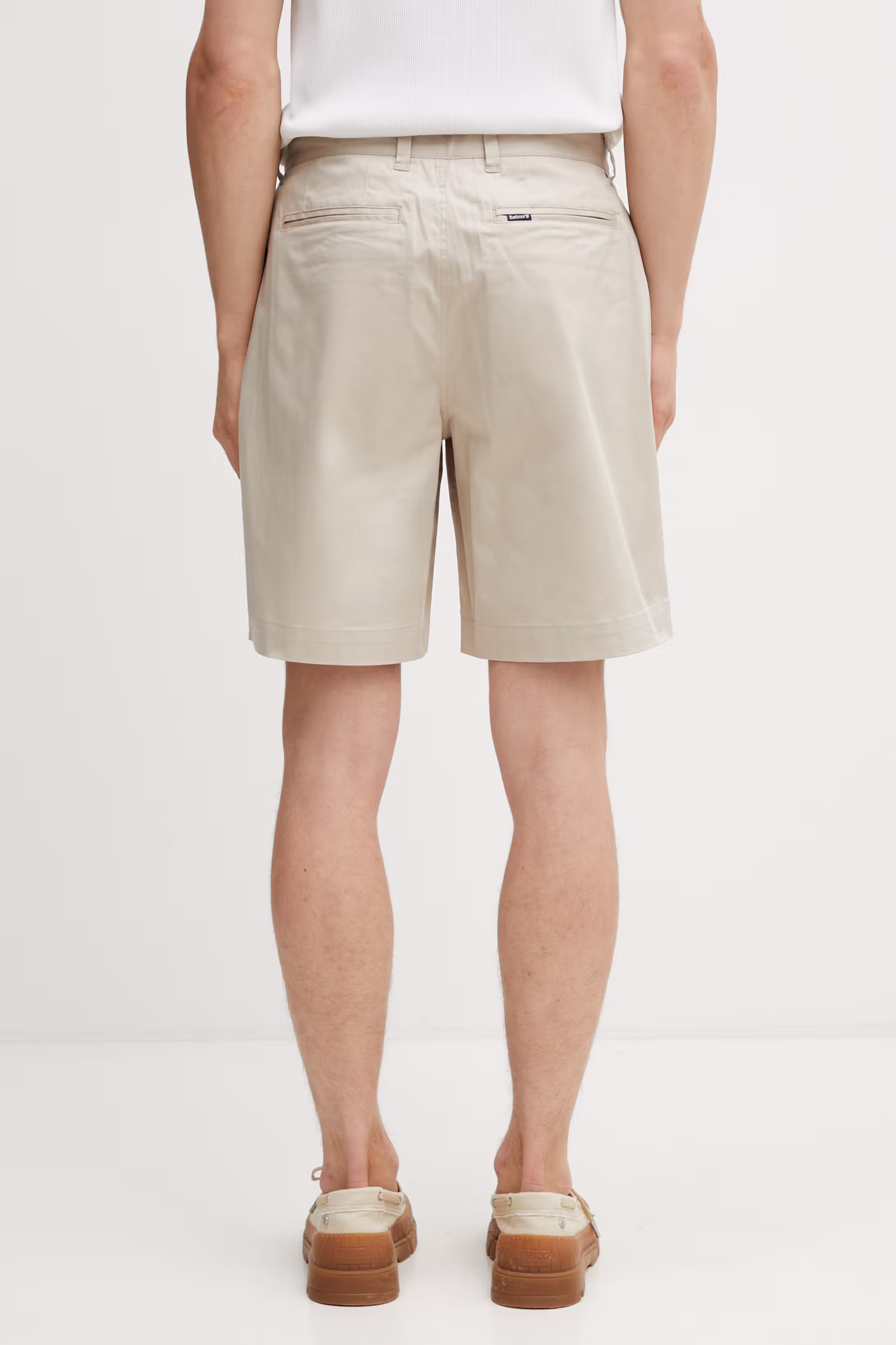 Odzież Barbour MST0078BE12 szorty bawełniane z elastanem męskie Mordey Chino MST0078BE12 beżowy