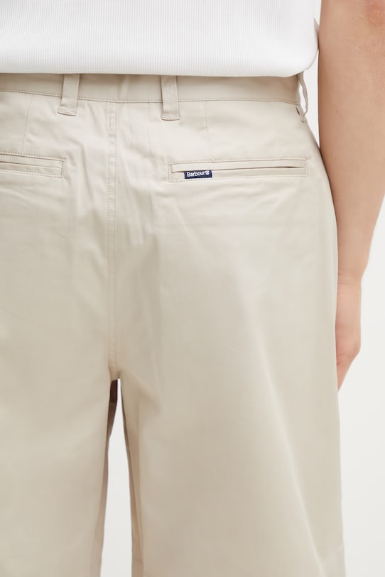 Barbour MST0078BE12 szorty bawełniane z elastanem męskie Mordey Chino beżowy MST0078BE12