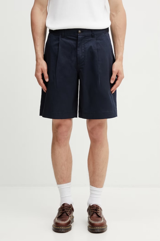 Barbour MST0078NY91 szorty chino bawełniane męskie granatowy MST0078NY91