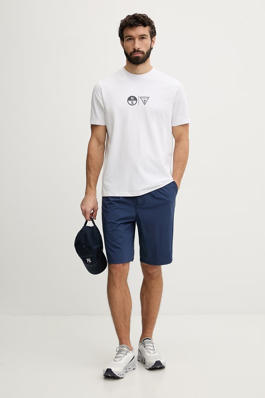 Guess szorty męskie OTTAVIO Z6GD05.W1639 granatowy SS26