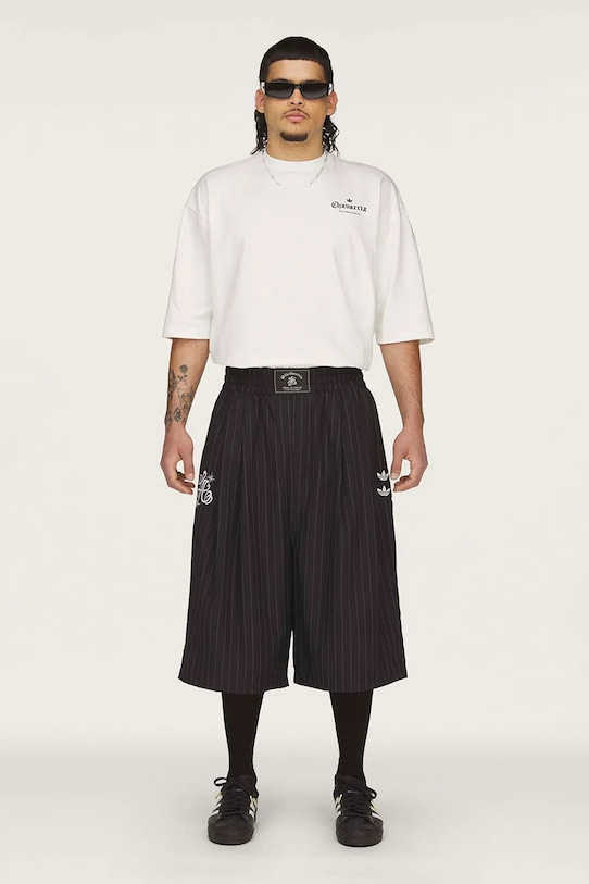 adidas Originals x Willy Chavarria szorty męskie z wełną merino KV2247 czarny SS26