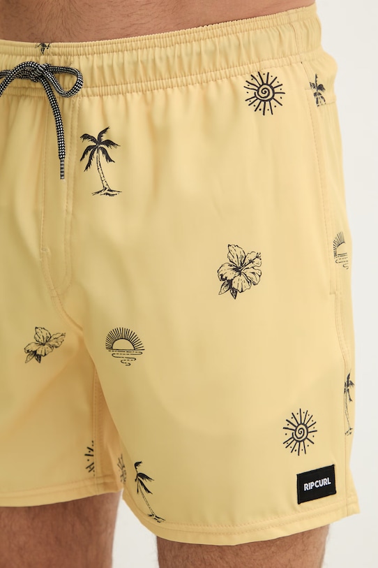 Rip Curl plavecké šortky pánske SESSIONS VOLLEY žltá 0EKMBO