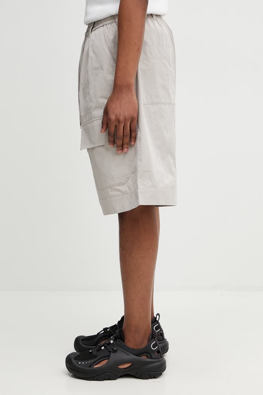 Y-3 M WL SHORTS szorty z bawełną męskie KS5118. beżowy SS26