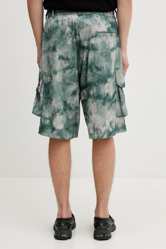 Odzież Y-3 AOP PLT SHORTS szorty cargo męskie KS5221 zielony