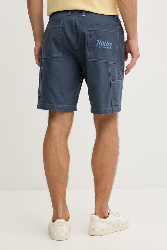 Odzież Hurley szorty męskie bawełniane HSP26MMWS07268 niebieski