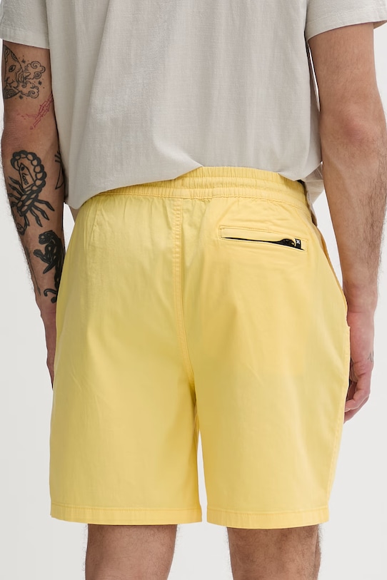 Oblečenie Hurley pánske bavlnené šortky s elastanom ICON MWEU00009 žltá