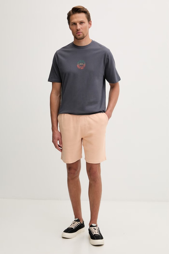 Hurley szorty męskie z bawełną MFBEU00010 pomarańczowy SS26