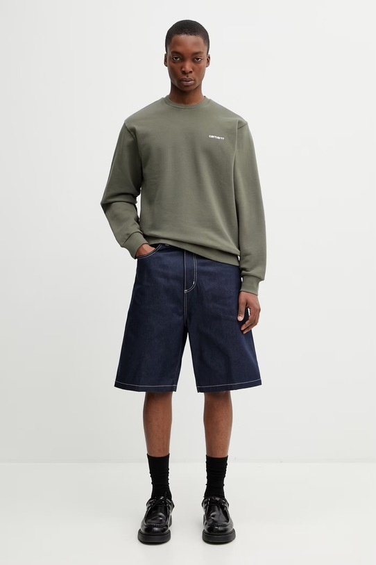 Carhartt WIP Brandon Short szorty jeansowe męskie I036543.101 niebieski