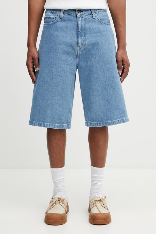 Carhartt WIP Langdon Short szorty jeansowe męskie niebieski I036587.112