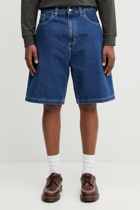 Carhartt WIP Brandon Short szorty jeansowe męskie niebieski I036543.106