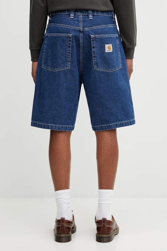 Odzież Carhartt WIP Brandon Short szorty jeansowe męskie I036543.106 niebieski