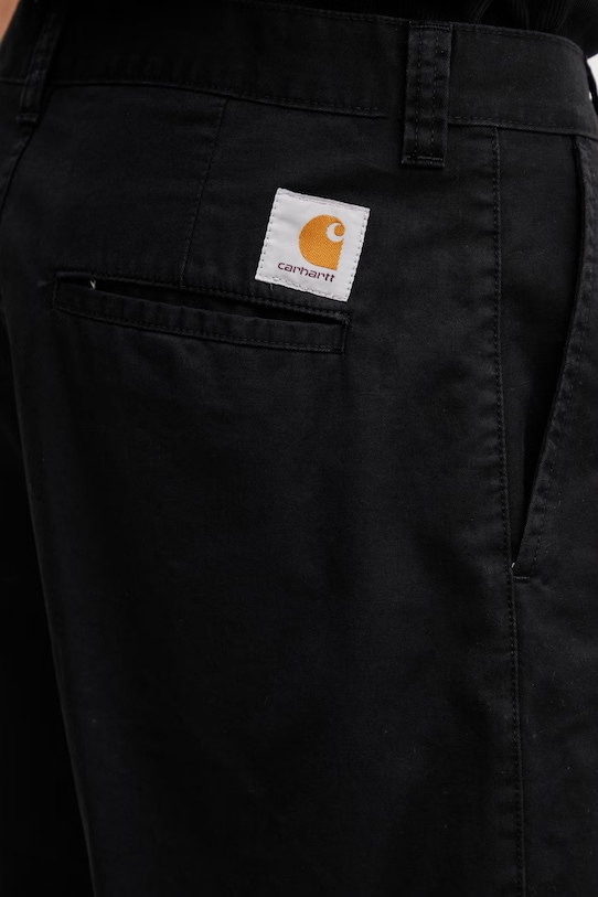 Carhartt WIP Brady Short šortky bavlnené pánske čierna I036503.8906