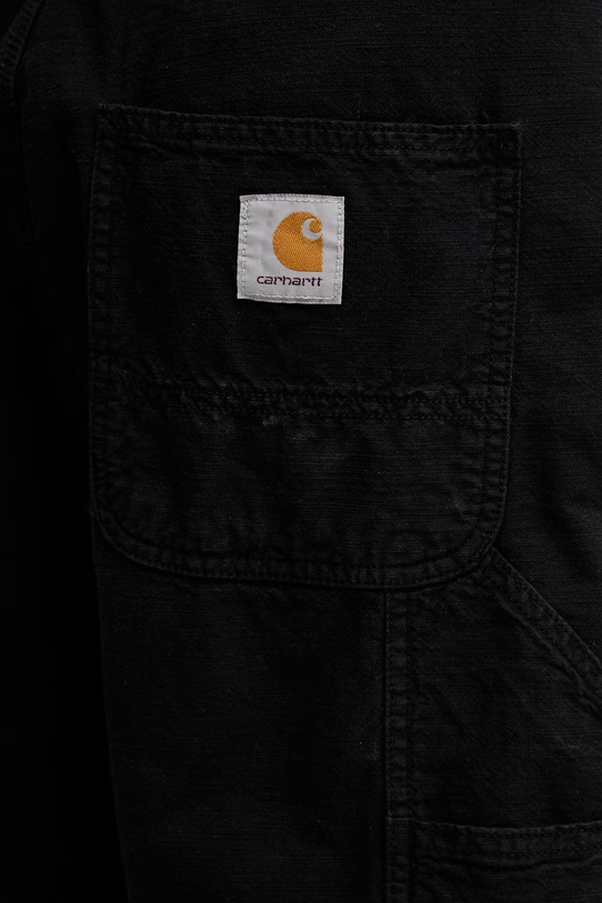 Carhartt WIP Walter Single Knee Short szorty cargo bawełniane męskie czarny I036491.89GD