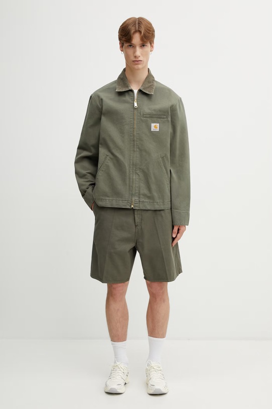 Carhartt WIP Walter Single Knee Short szorty bawełniane męskie I036491.11GD zielony