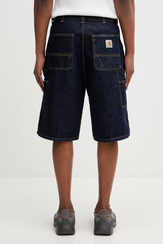 Odzież Carhartt WIP OG Double Knee Short szorty jeansowe męskie I036590.102 niebieski