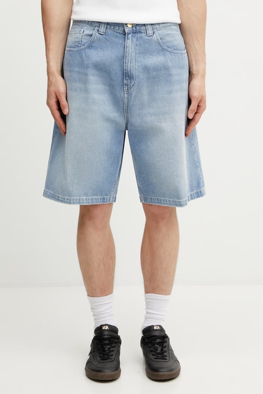 Carhartt WIP Brandon Short szorty bawełniane męskie niebieski I036543.01ZO