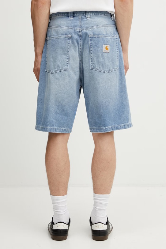 Odzież Carhartt WIP Brandon Short szorty bawełniane męskie I036543.01ZO niebieski