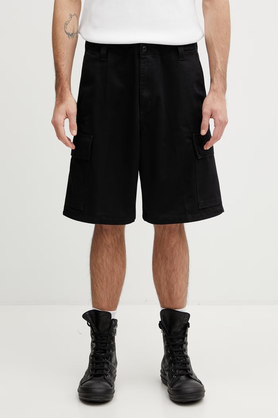 Carhartt WIP Kade Cargo Short шорты карго из хлопка для мужчин чёрный I036505.8906