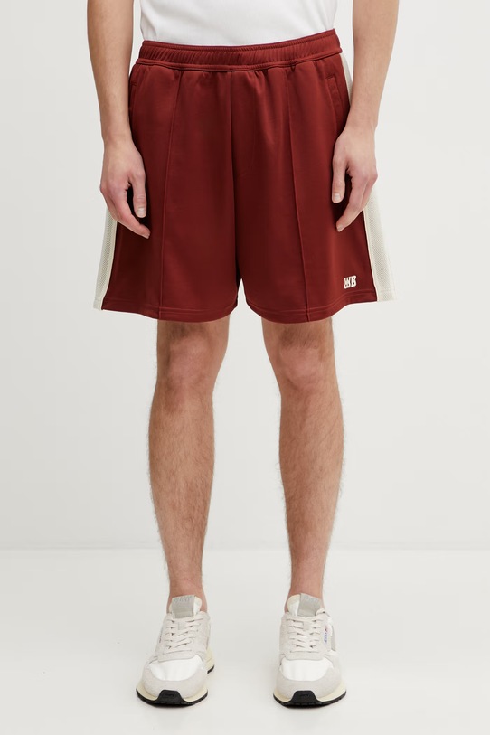 Wales Bonner Motion szorty dresowe męskie pomarańczowy US26JE15.JE10.301