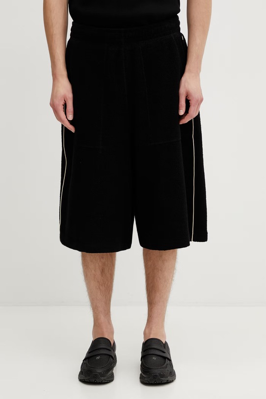 Wales Bonner Prince szorty męskie czarny MS26JE04.JE04.999