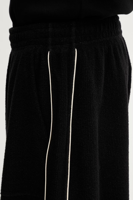 Wales Bonner Prince szorty męskie czarny MS26JE04.JE04.999