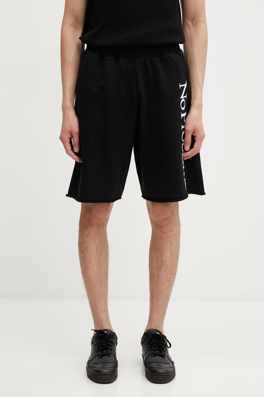 No Problemo szorty dresowe bawełniane męskie NP3005605 czarny SS26