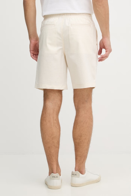 Îmbrăcăminte Lacoste pantaloni scurți pentru bărbați, cu bumbac GH1977 bej