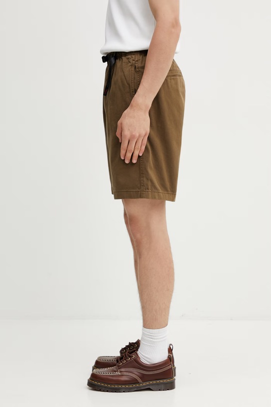 Gramicci G-Short Pigment Dyed szorty bawełniane męskie G4SM.P123. zielony SS26