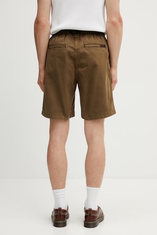 Odzież Gramicci G-Short Pigment Dyed szorty bawełniane męskie G4SM.P123. zielony