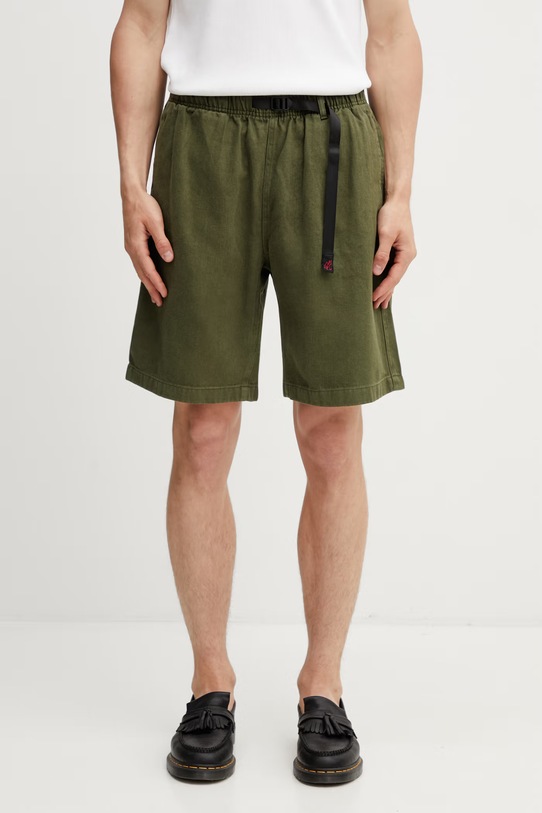 Gramicci HEMP G-SHORT szorty z bawełną męskie zielony G5SM.P067.