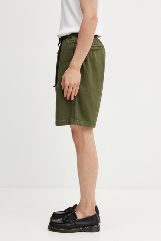 Gramicci HEMP G-SHORT szorty z bawełną męskie G5SM.P067. zielony SS26