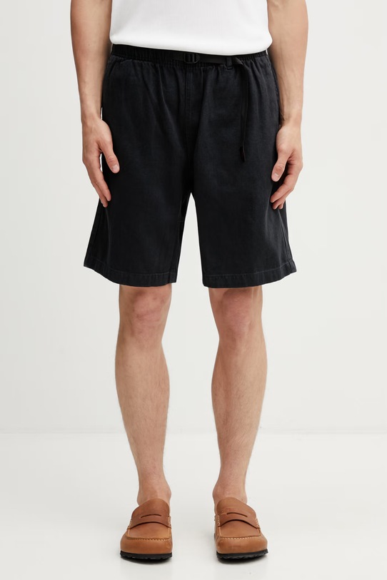 Gramicci HEMP G-SHORT szorty z bawełny męskie czarny G5SM.P067.