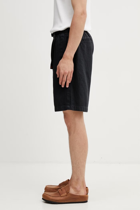 Gramicci HEMP G-SHORT szorty z bawełny męskie G5SM.P067. czarny SS26