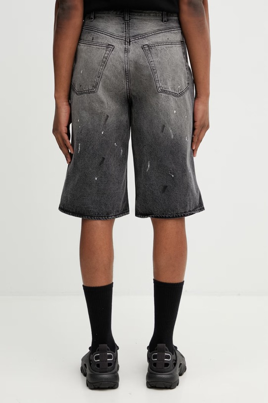 Ρούχα BEAMS σορτς ντένιμ Ανδρικά 1121.1641.791 μαύρο