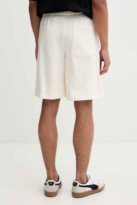 Oblečenie Baron Filou teplákové šortky pánske bavlnené 000015074 béžová