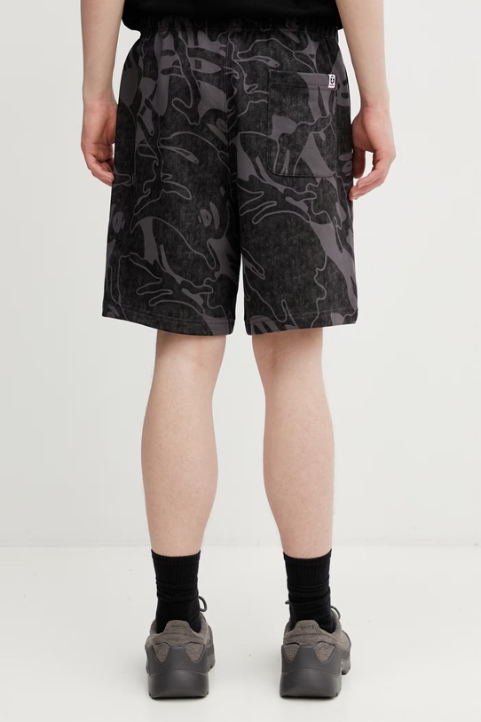 Odzież AAPE szorty dresowe z bawełną męskie AAPSPMC684XXQ czarny