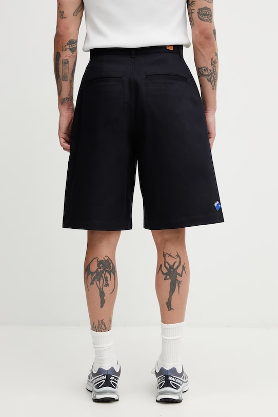 Odzież Ader Error szorty jeansowe męskie BN42FYBT0201NV granatowy