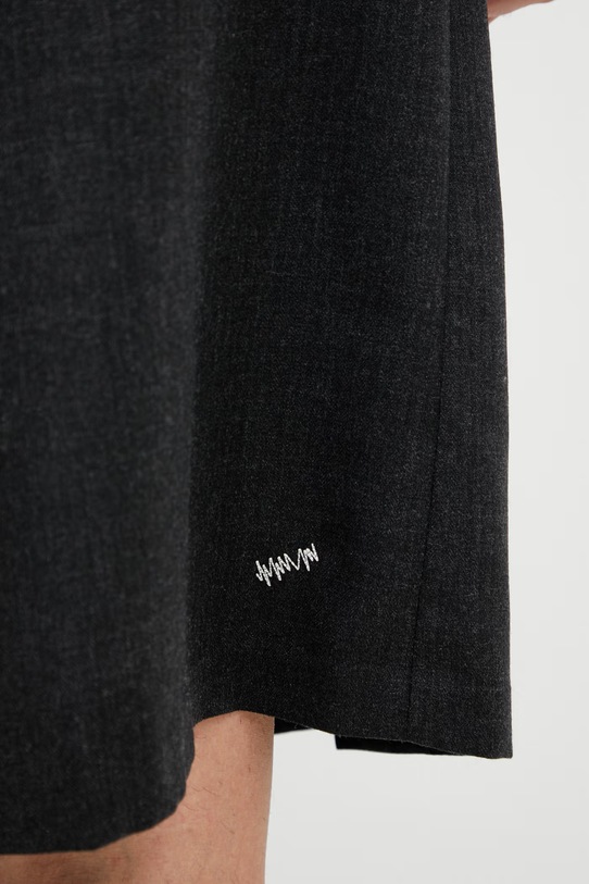 Odzież Ader Error szorty wełniane męskie BO42FYBT0203GR szary