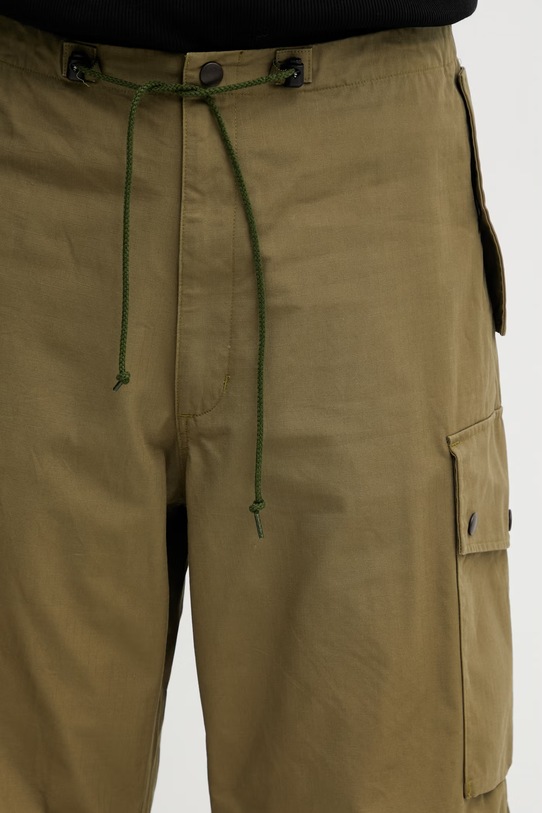 Needles szorty cargo bawełniane męskie zielony SX159