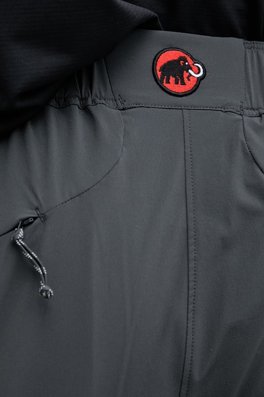 Mammut trekingové šortky Hiking patrol x mammut sivá 1023.01590
