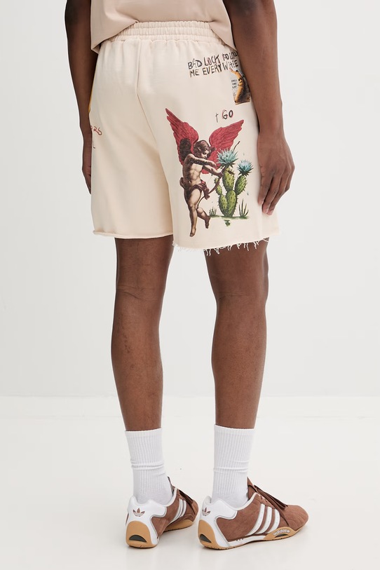 Odzież Barrow szorty bawełniane S6BWUABE034 beżowy