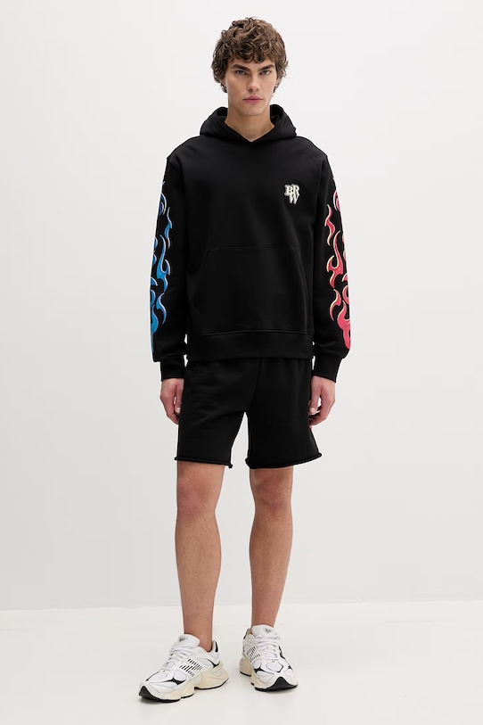 Bavlnené šortky Barrow S6BWUABE104 čierna SS26