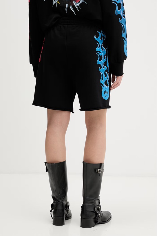 Bombažne kratke hlače Barrow S6BWUABE104 črna